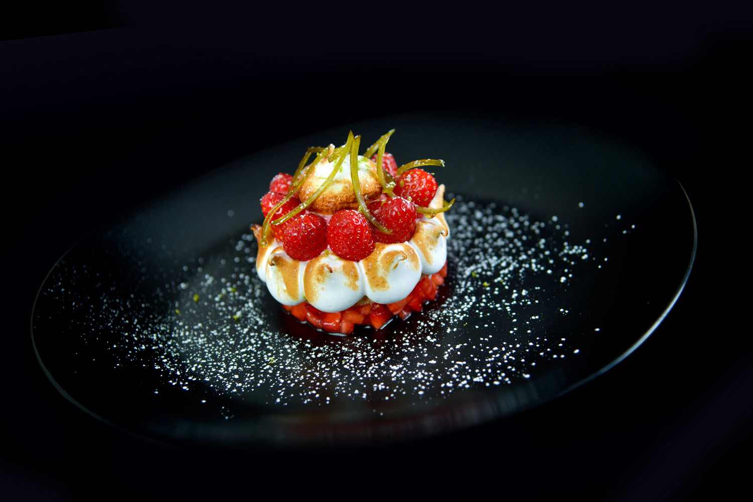 Dessert avec des farises - ©Martial Thiebaut